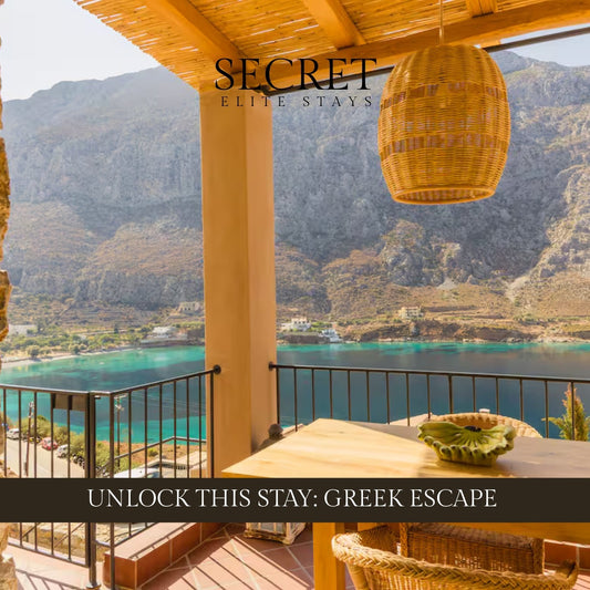 UNLOCK THIS STAY: GREEK ESCAPE